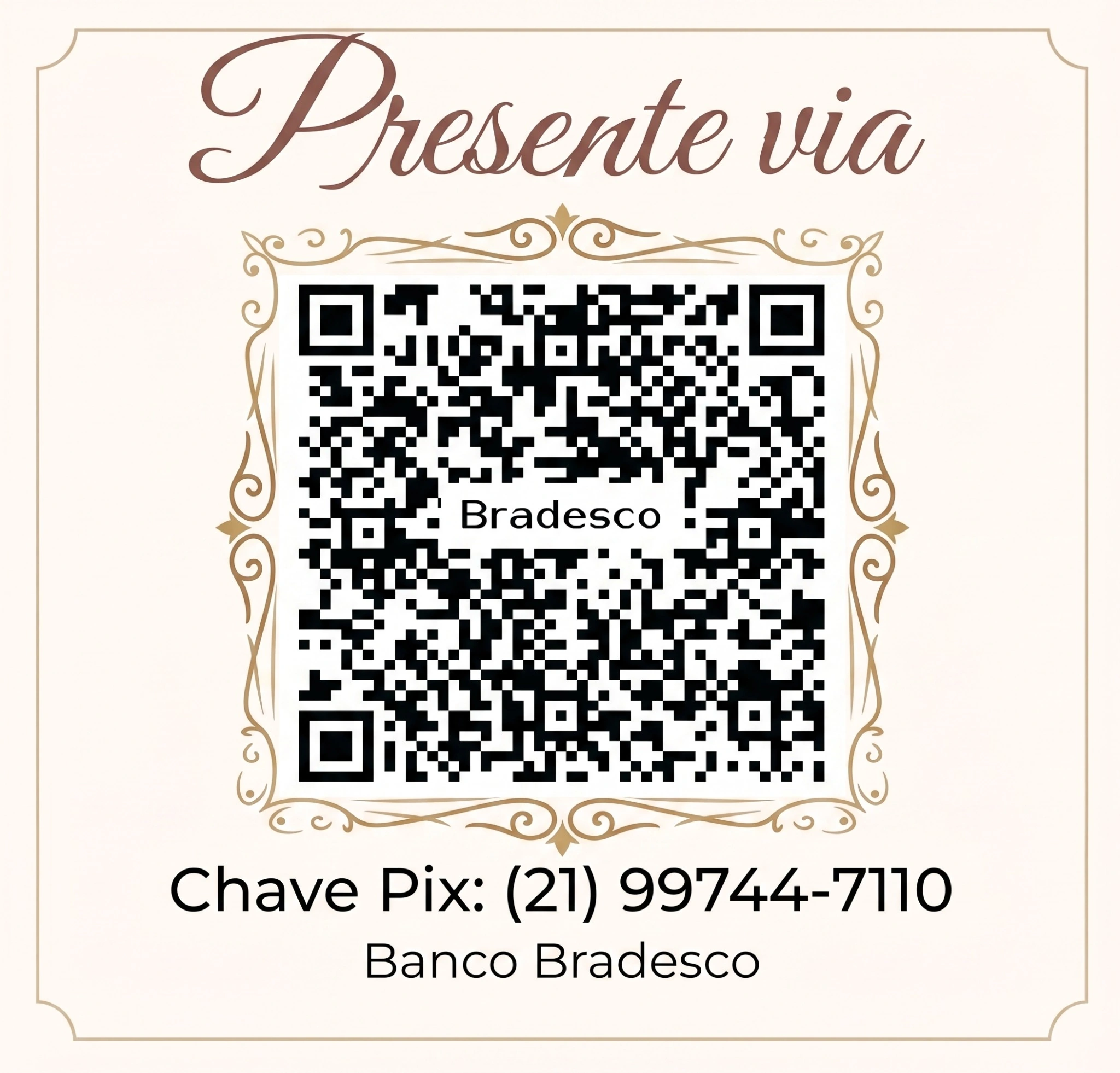 Presente via Pix
